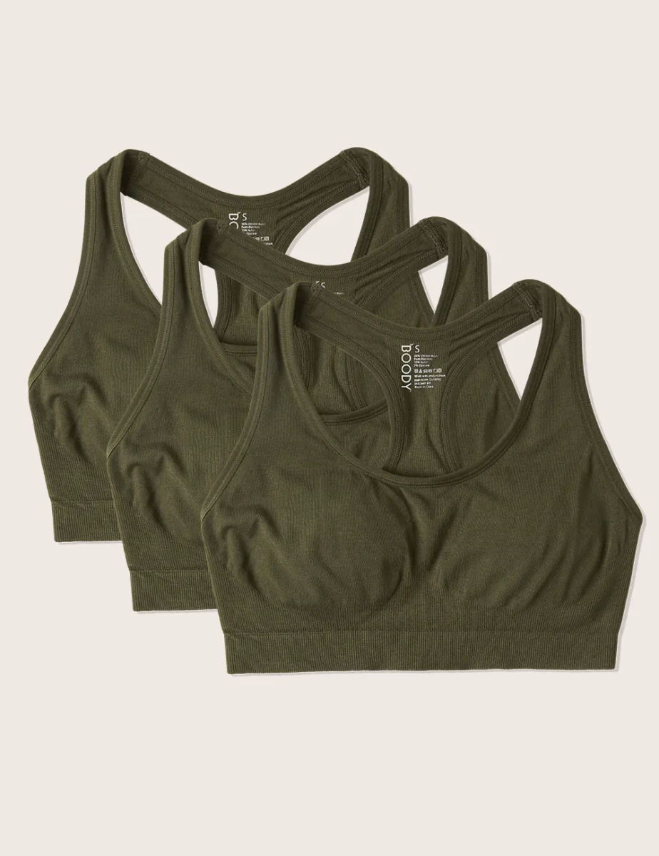 3-Pack Racerback Bambu-BH - Bild 3