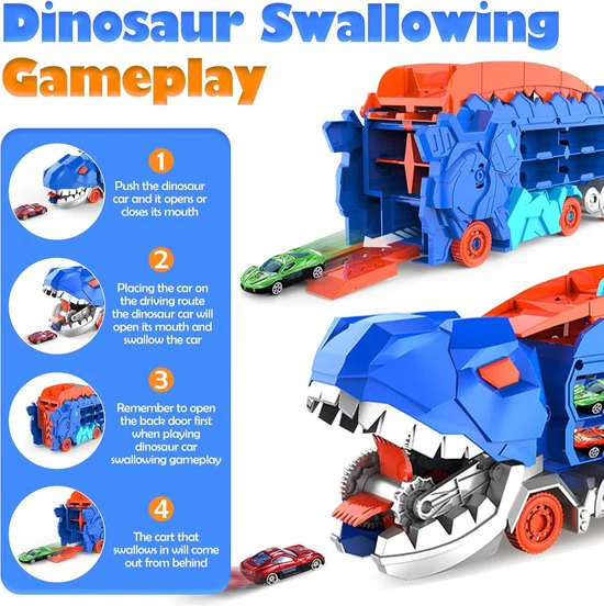 Dino Car™ - Dino Power - Dino Leksaksbil - Bild 8