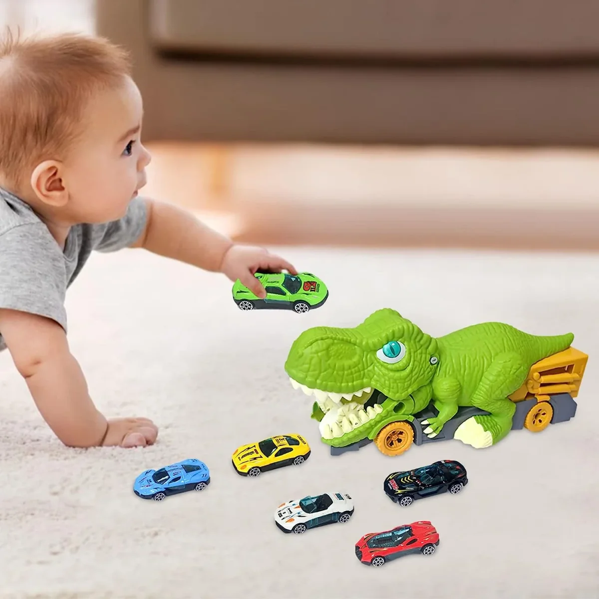 Dino Car Truck™ - Kör in i förhistorien - Dinosaurieleksaksbil - Bild 3