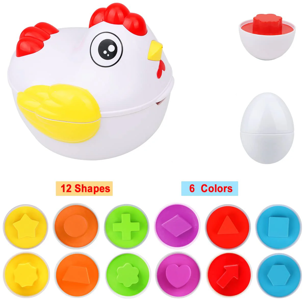 Egg Puzzle™ - Äggpussel | Kreativt tankespel för barn - Bild 8