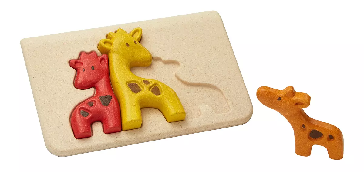 Giraffpussel ekologiskt från Plan Toys