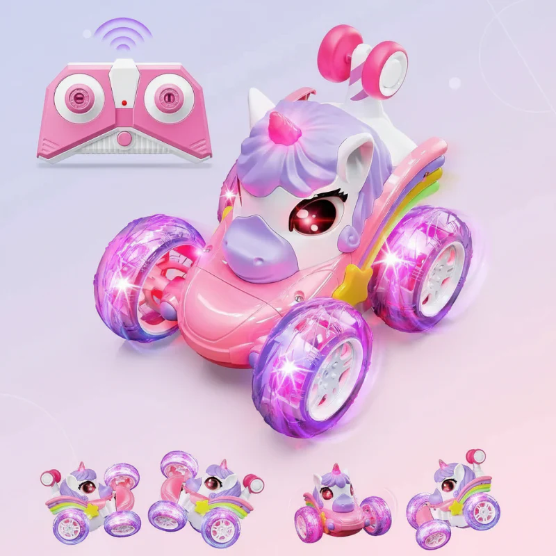 GlowRide – Färgglad och aktiv – Unicorn RC-bil - Bild 2