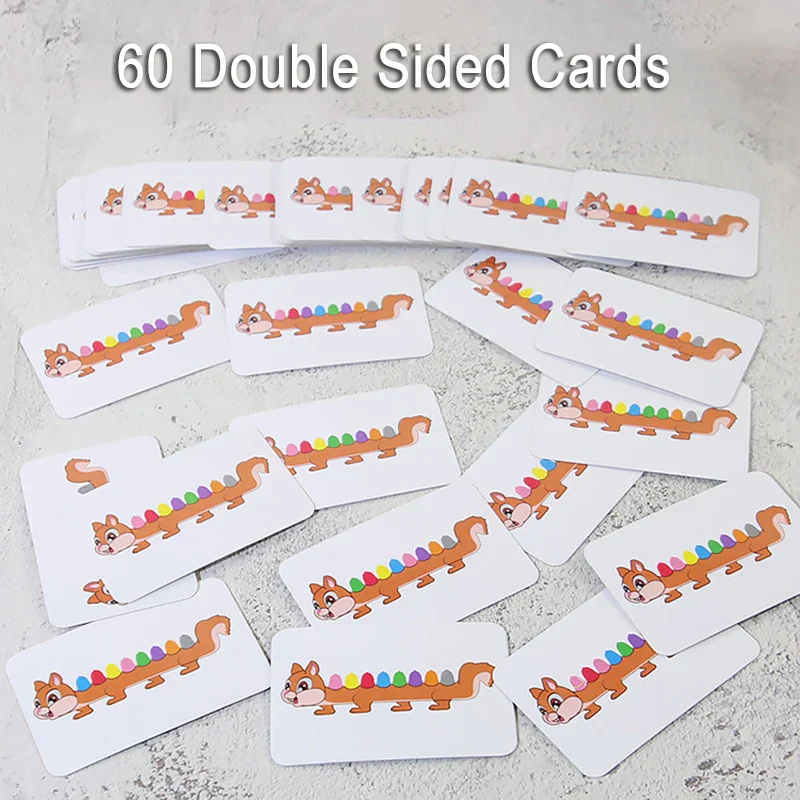 Sensory Color Sticks™ – Färgläggning & djur - färgsorteringsspel - Bild 5